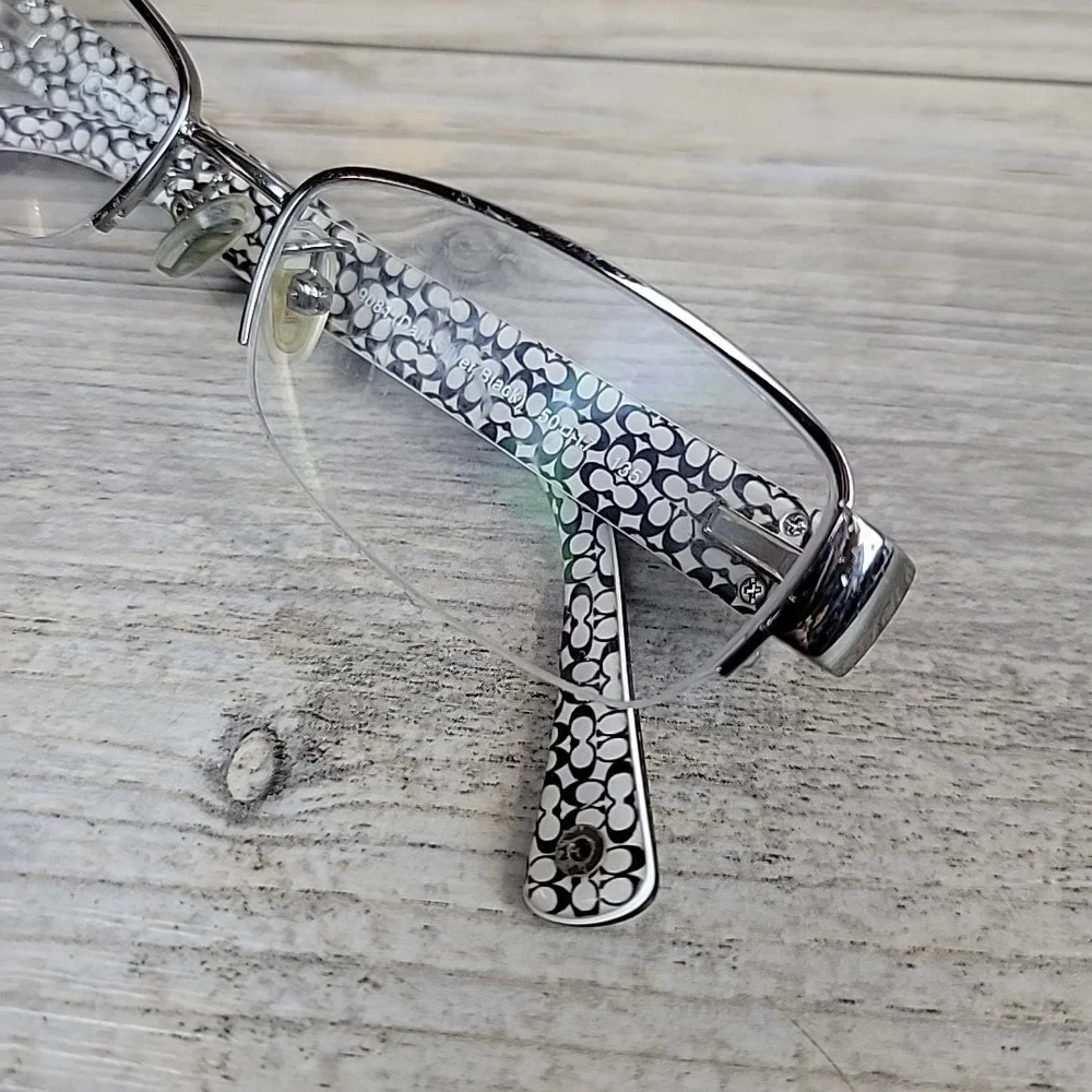 Coach HC 5027B Cecily 9081 Eyeglass Frames‎ Womens  50-17-135 Dark Silver Black